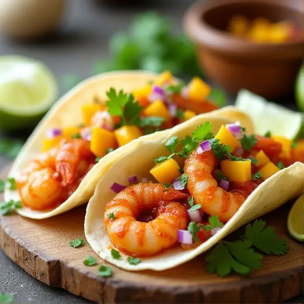 fish food: Spicy Shrimp Tacos